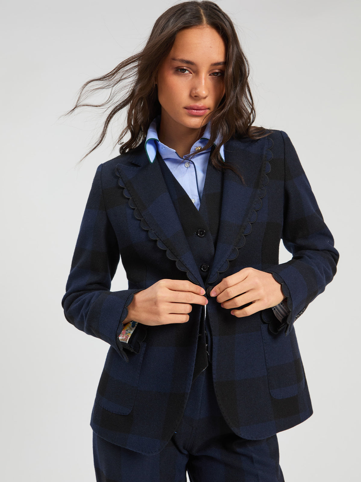 VILAGALLO - HILLARY EMBROIDERED JACKET