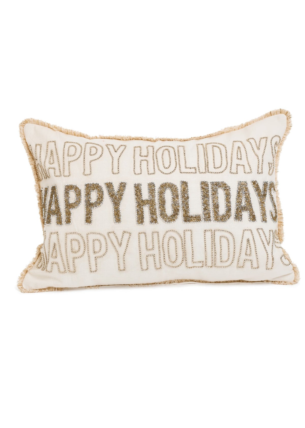 ADV - HAPPY HOLIDAYS 14X20 PILLOW