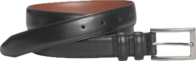 JOHNSTON & MURPHY - DOUBLE KEEPER LEATHER BELT