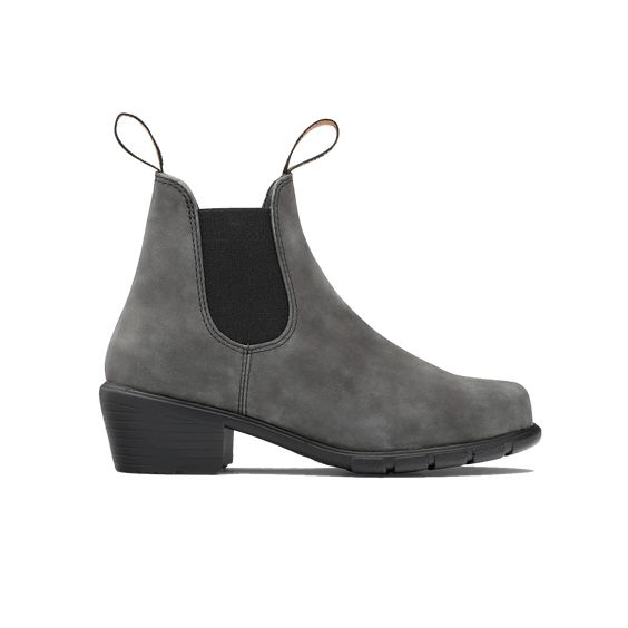 BLUNDSTONE - LADIES 2064 RUSTIC BLACK HEELED BOOT