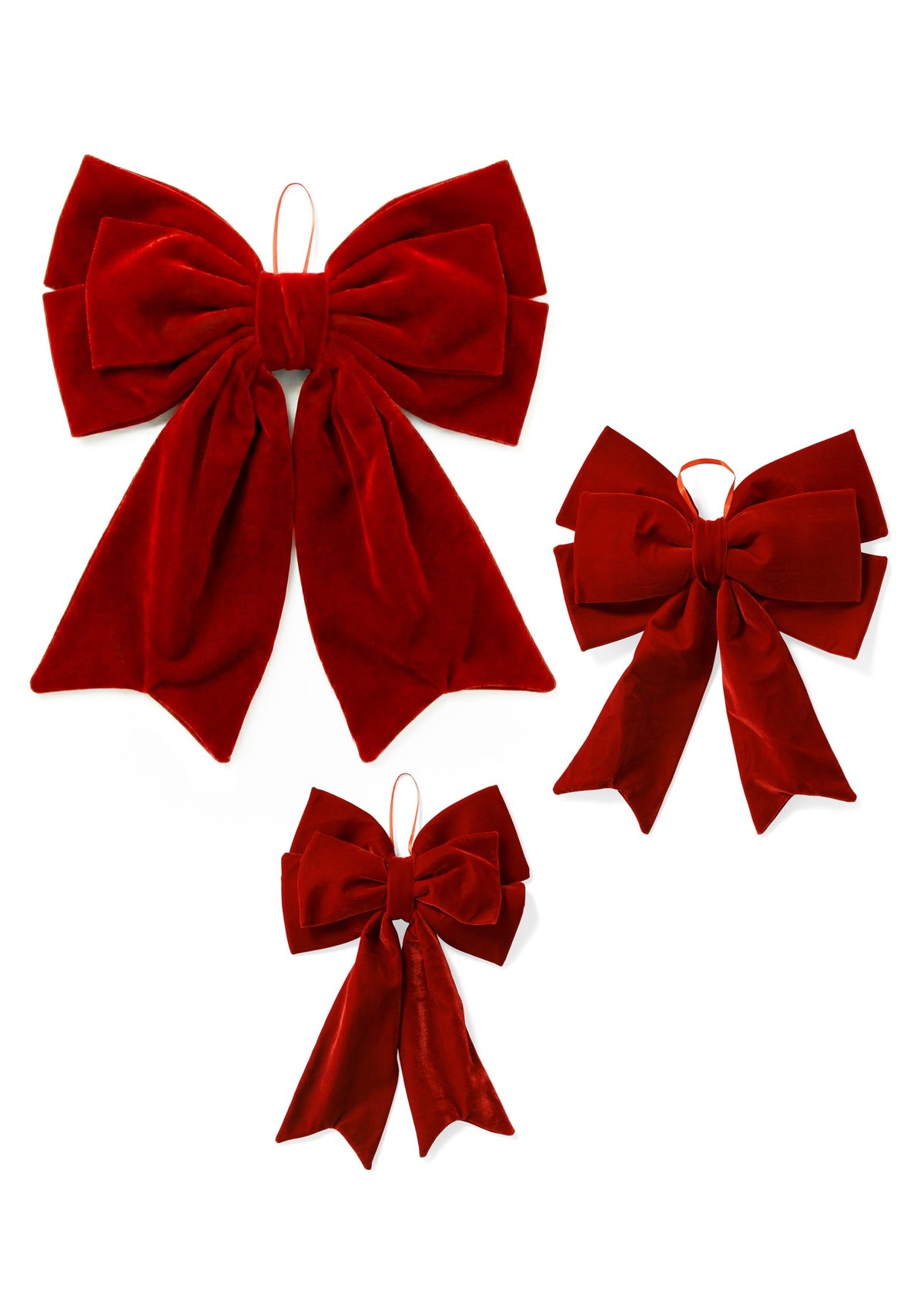 ADV - DECO LG DOUBLE BOW POLYVELVET