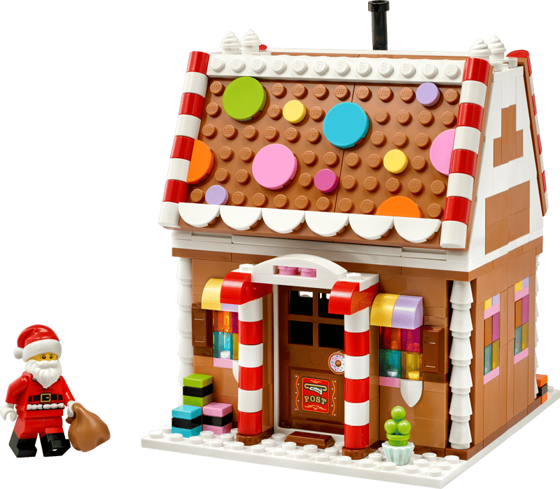 LEGO - 40809 - SEASONAL - FESTIVE GINGERBREAD HOUSE - 498PCS - F26