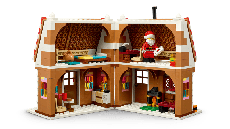 LEGO - 40809 - SEASONAL - FESTIVE GINGERBREAD HOUSE - 498PCS - F26