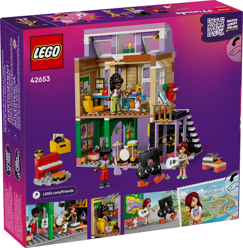 LEGO - 42653 - FRIENDS - MUSIC STORE & APARTMENT - 483PCS - F25