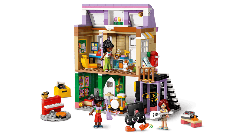 LEGO - 42653 - FRIENDS - MUSIC STORE & APARTMENT - 483PCS - F25