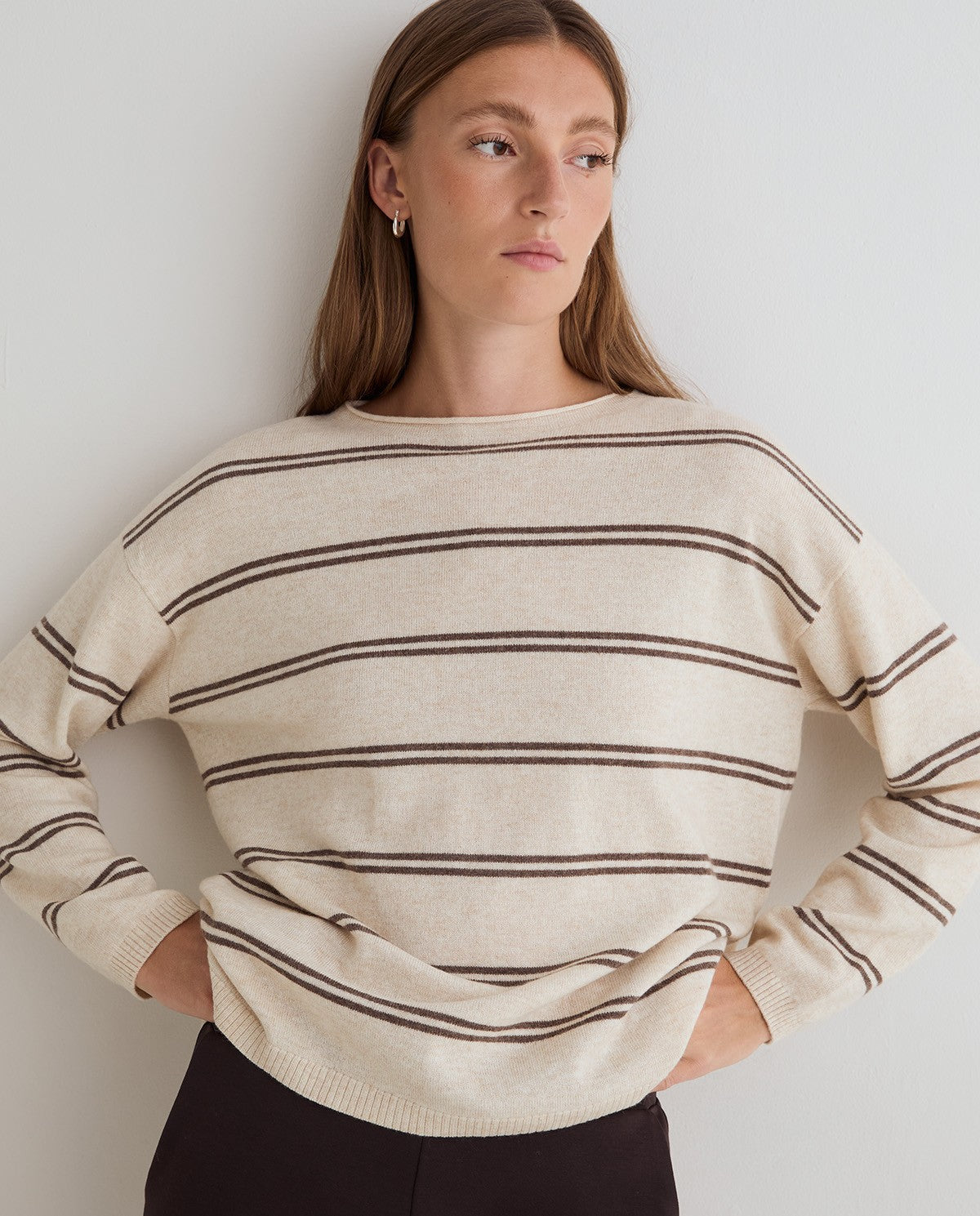 YERSE - WOMEN'S POLO-NECK SWEATER
