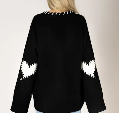 LYLA & LUXE - SHYLA HEART CARDI