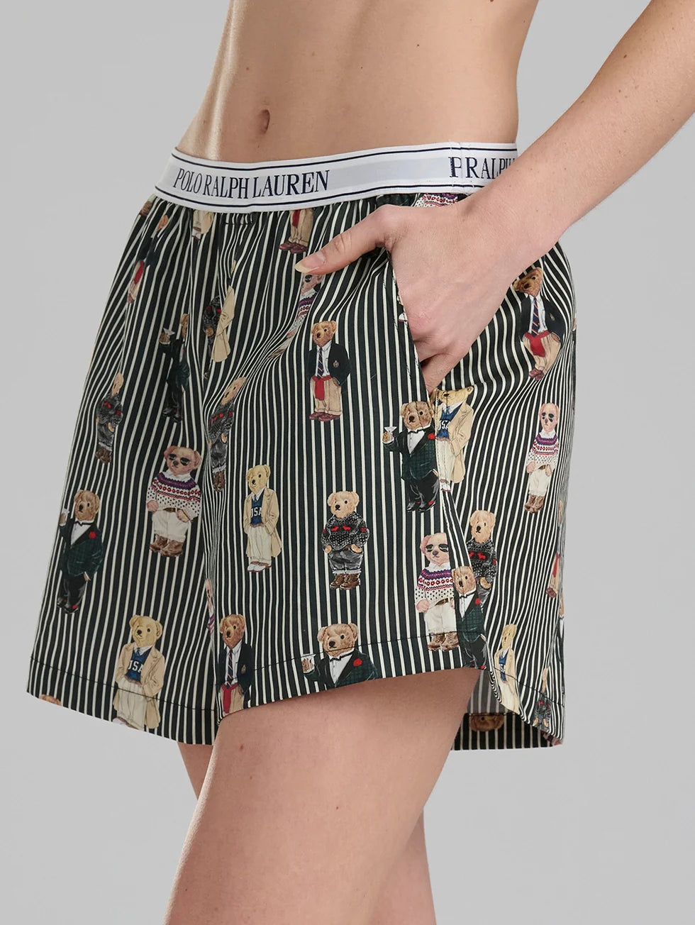 RALPH LAUREN - WOMEN’S SLEEP BOXER ALL OVER BEAR