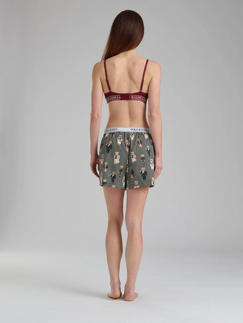 RALPH LAUREN - WOMEN’S SLEEP BOXER ALL OVER BEAR