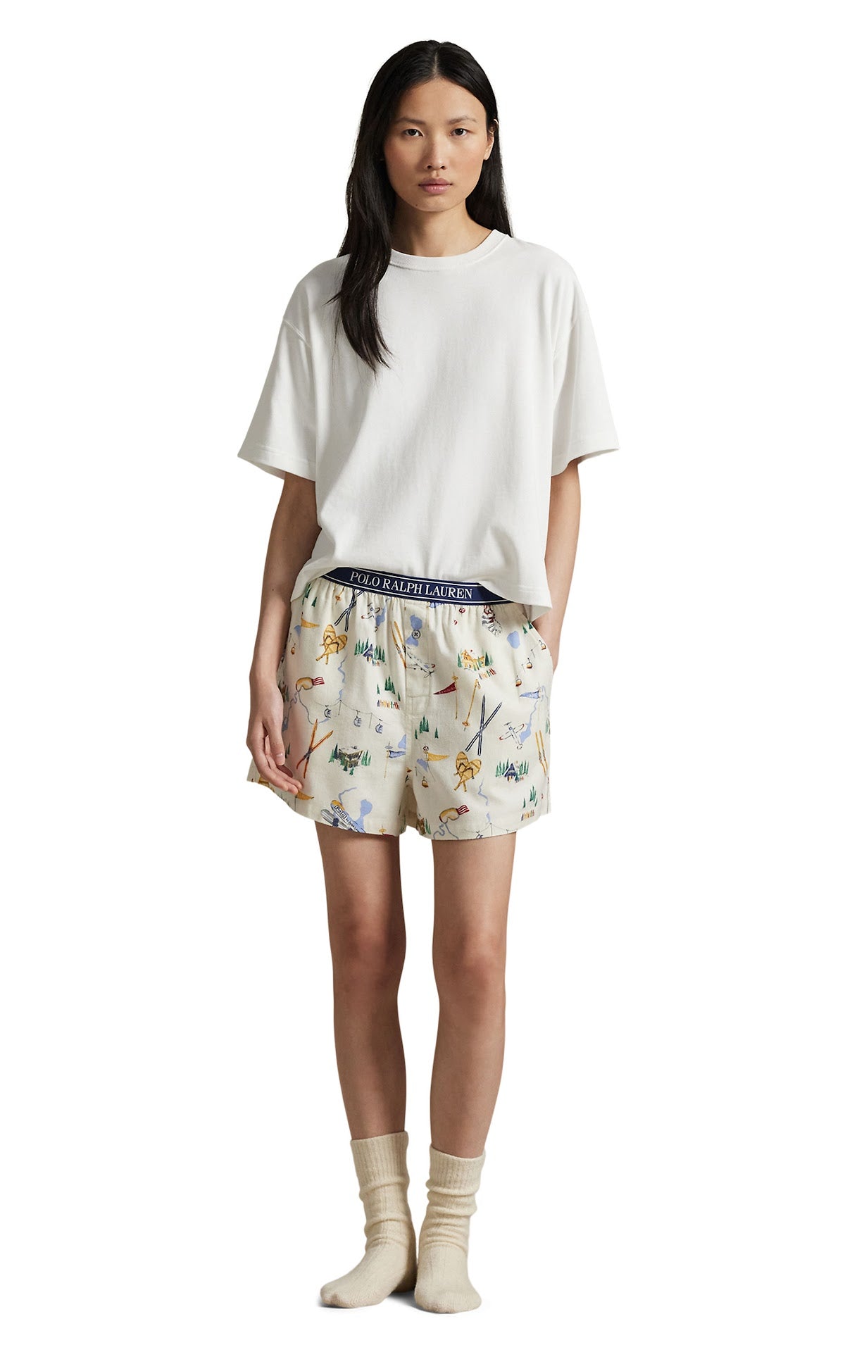 POLO RALPH LAUREN- WOMEN'S SKI BOXER SHORT