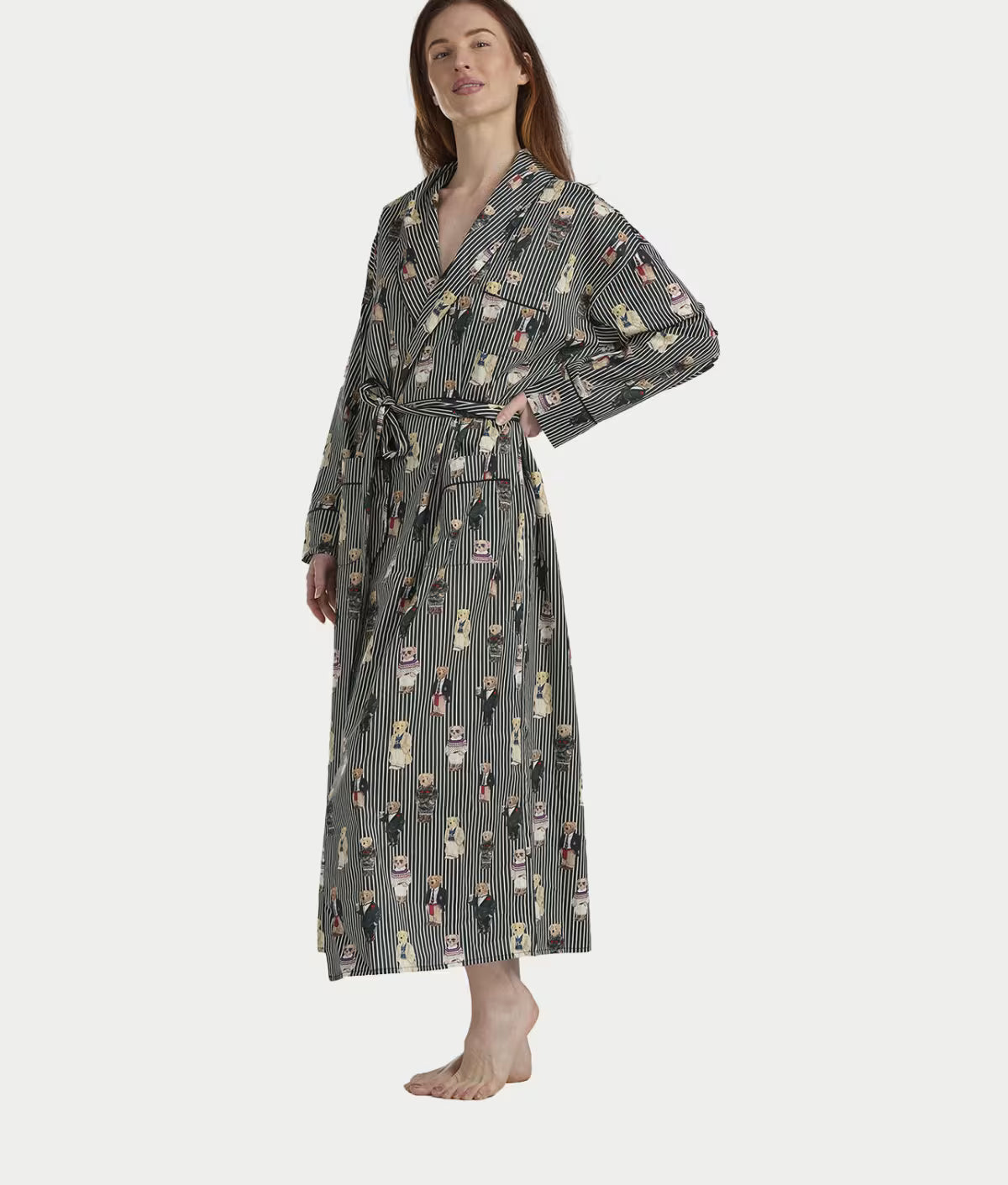 RALPH LAUREN - HERITAGE ROBE ALL OVER BEAR