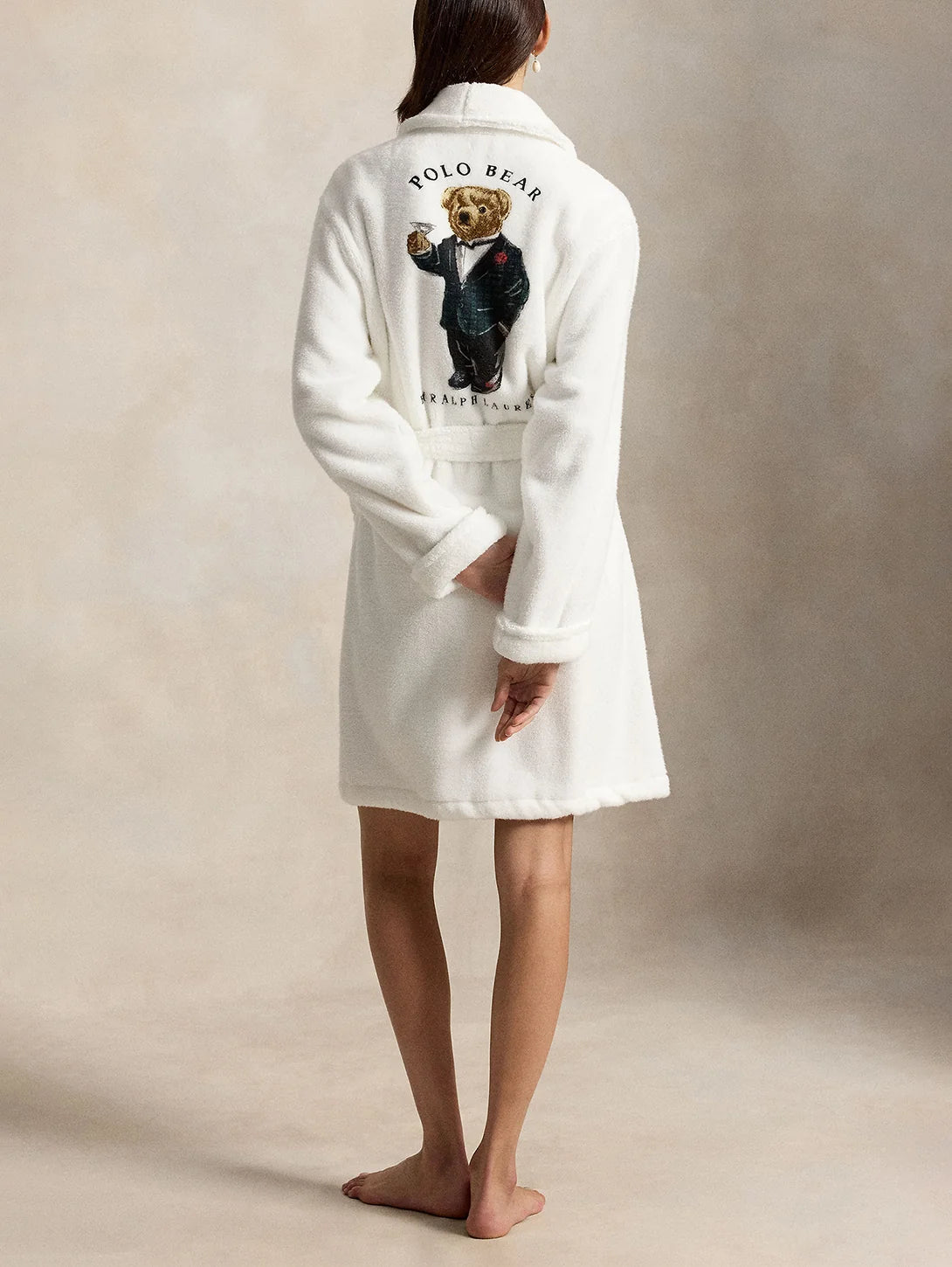 RALPH LAUREN - SHORT PRINTED BACK ROBE