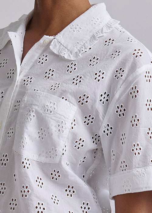 RALPH LAUREN - CTTN EYELET SHRT SLEEVE PJ SET 4P0694R3