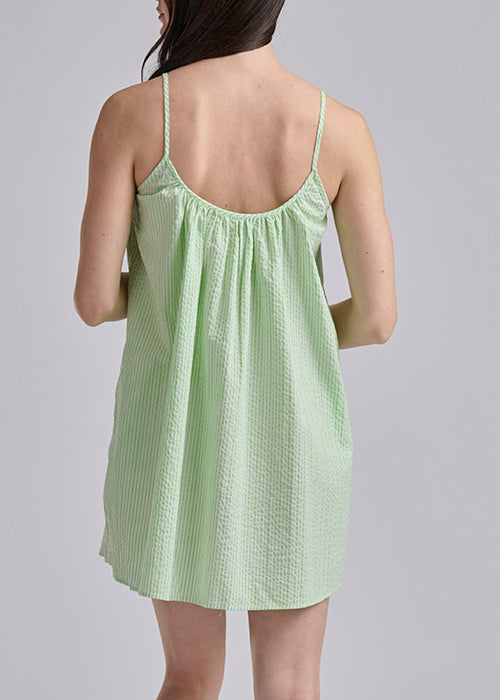 RALPH LAUREN - SEERSUCKER SLIP DRESS 4P0782R3