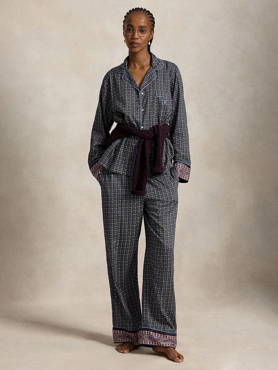 RALPH LAUREN - SLEEP FOULARDS MADISON PJ SET