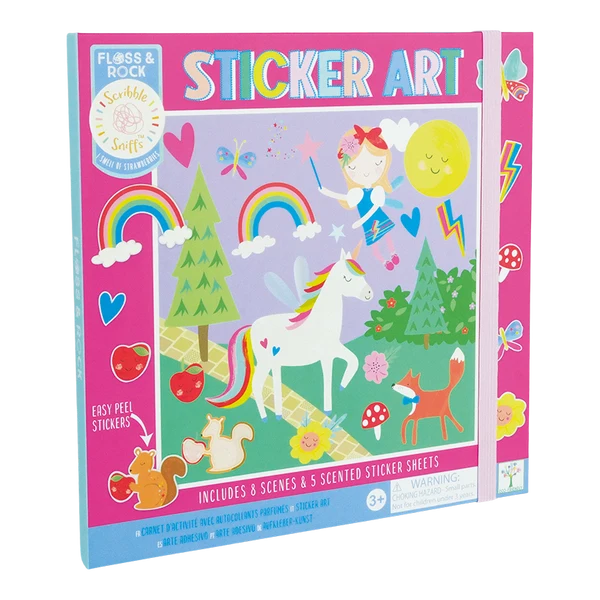 FLOSS & ROCK - STICKER ART RAINBOW FAIRY