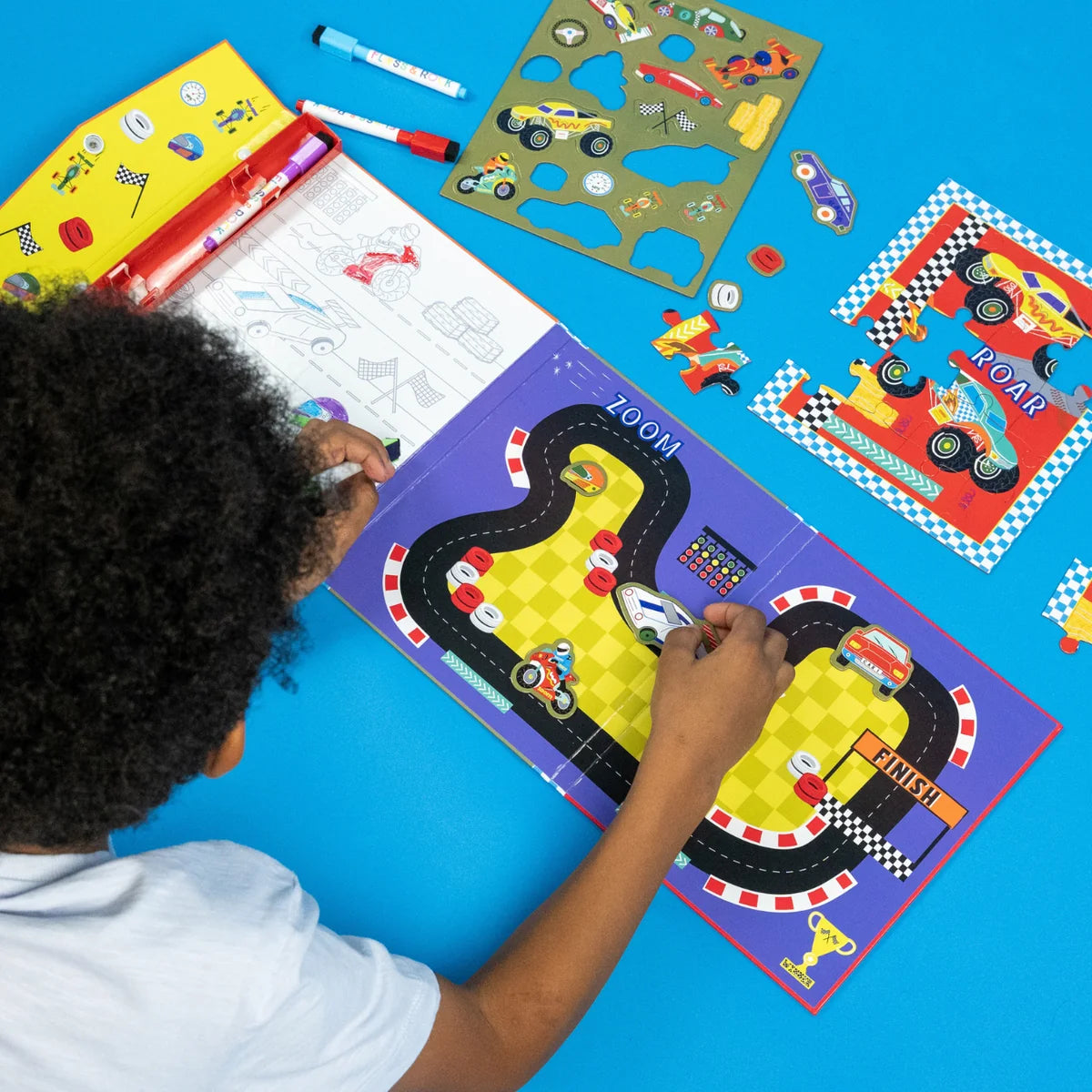 FLOSS & ROCK - CARS MAGNETIC MULTIPLAY
