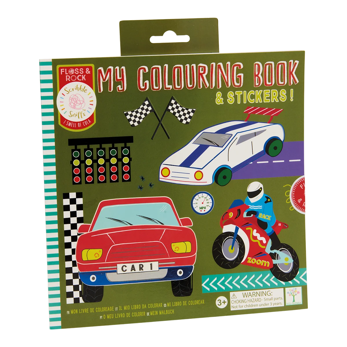 FLOSS & ROCK - CARS MY COLOURING BOOK