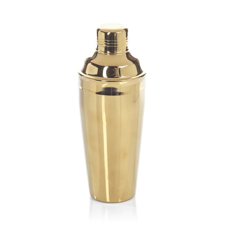 ZODAX- GOLD STAINLESS STEEL COCKTAIL SHAKER