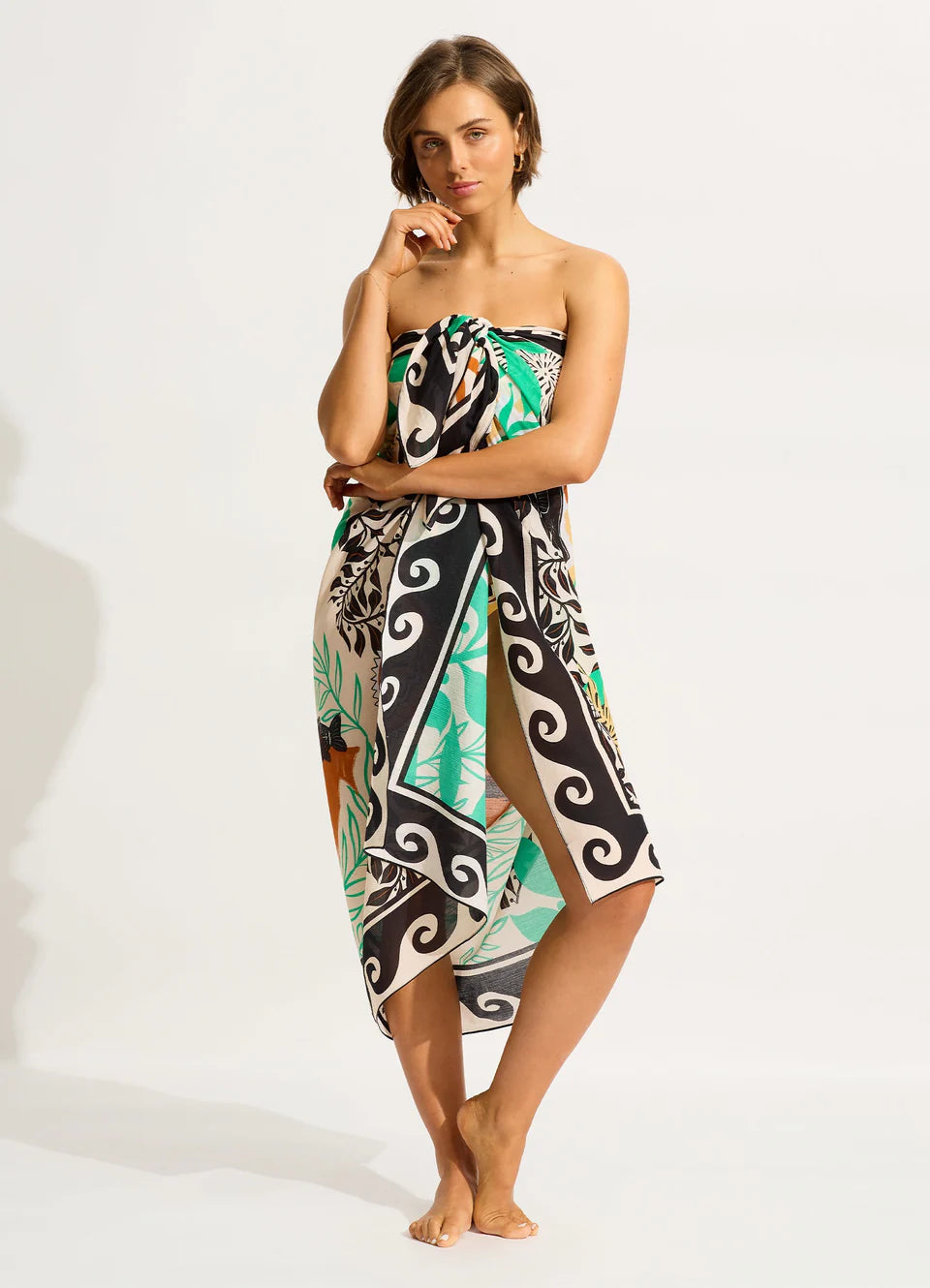 SEAFOLLY- WOMEN'S ATLANTIS SARONG