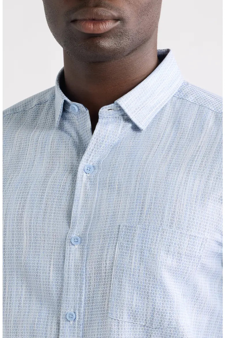 JOHNSTON & MURPHY - COLLIN JACQUARD SHIRT