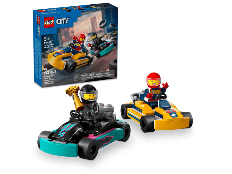 LEGO - 60400 - CITY - GO-KARTS AND RACE DRIVERS - 99PCS