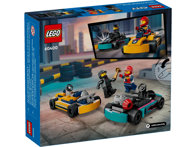 LEGO - 60400 - CITY - GO-KARTS AND RACE DRIVERS - 99PCS