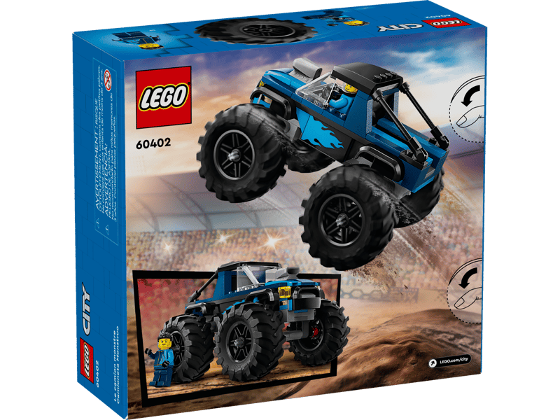 LEGO - CITY BLUE MONSTER TRUCK 148PCS