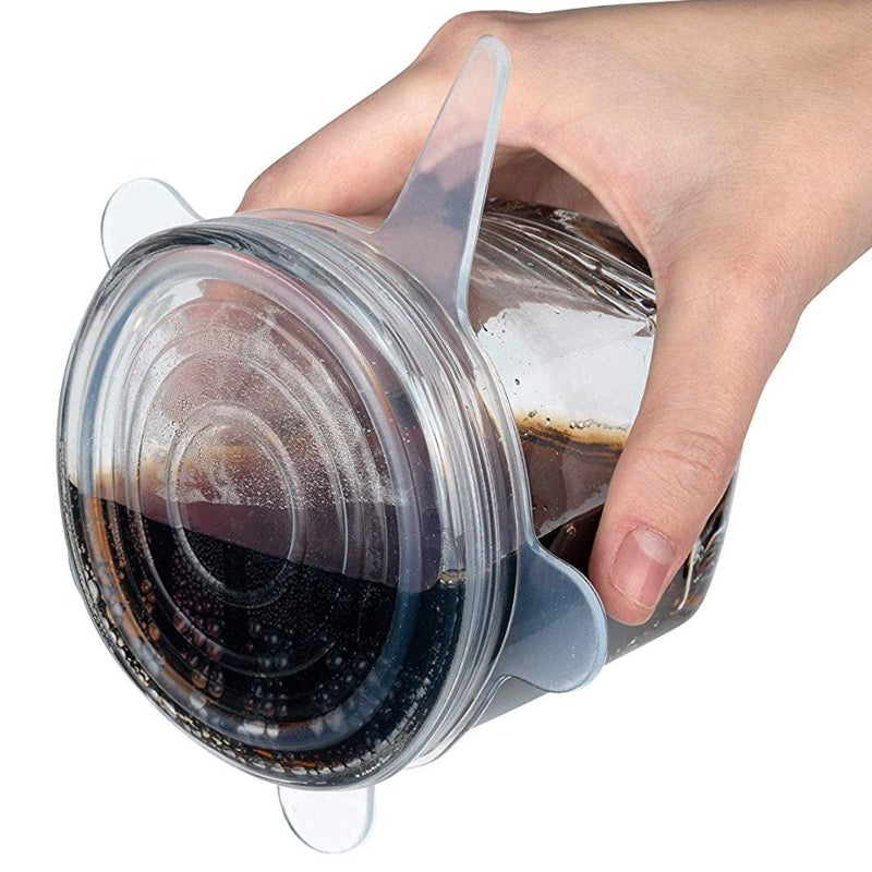 DANESCO - SILICONE STRETCH LIDS 5PK ASST