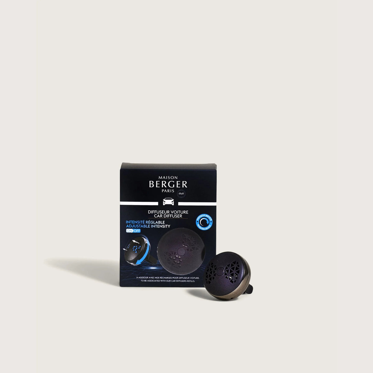 LAMPE BERGER - CAR CLIP SMART ON OFF BLACK