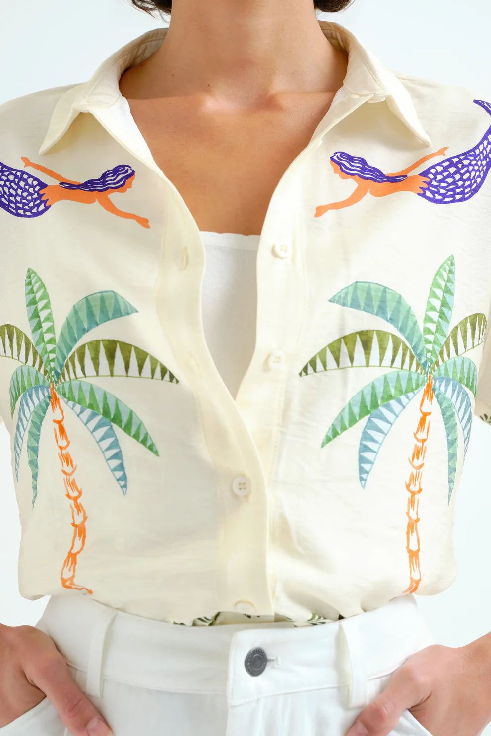 COMPANIA FANTASTICA - PALM & MERMAID SHIRT