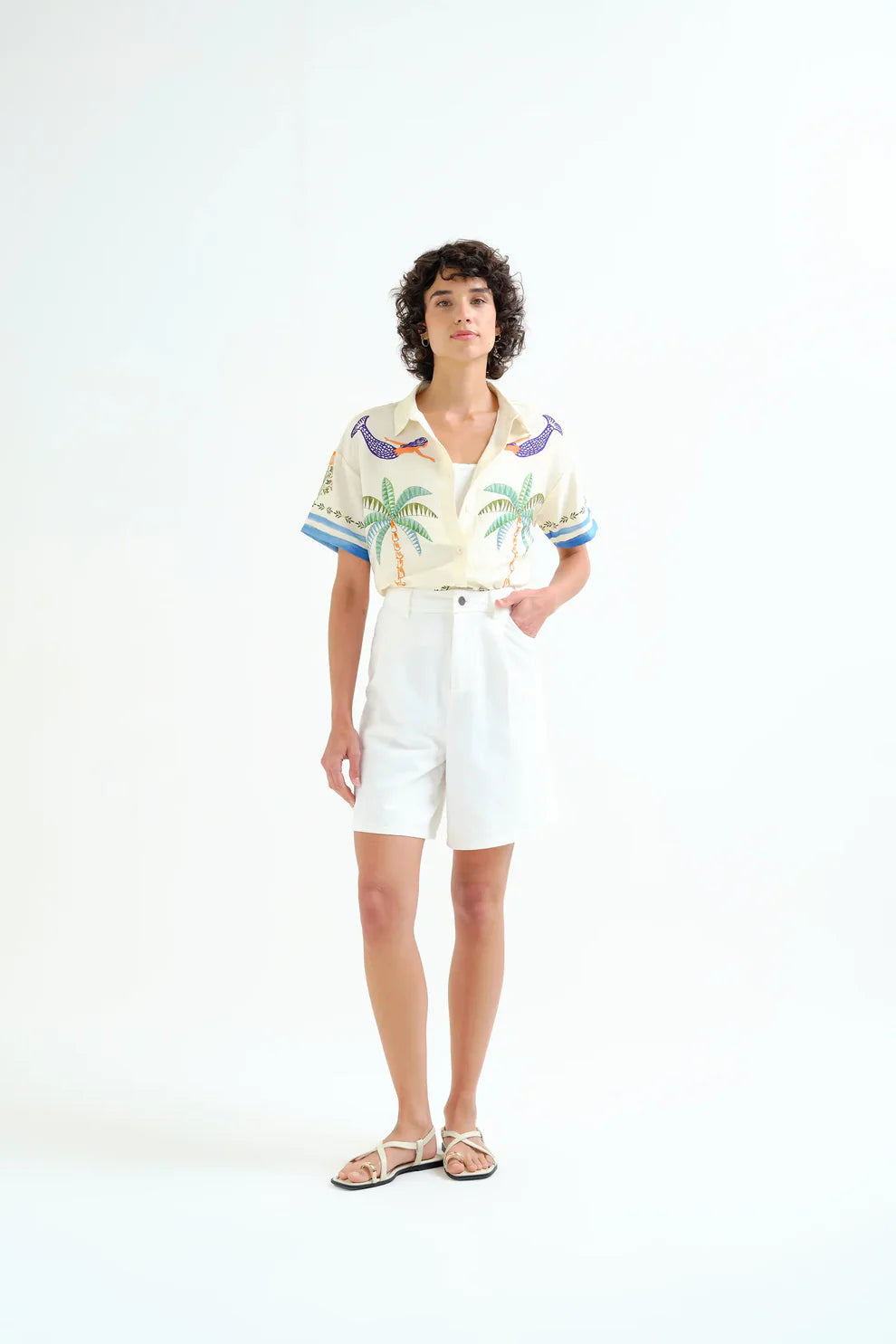 COMPANIA FANTASTICA - PALM & MERMAID SHIRT