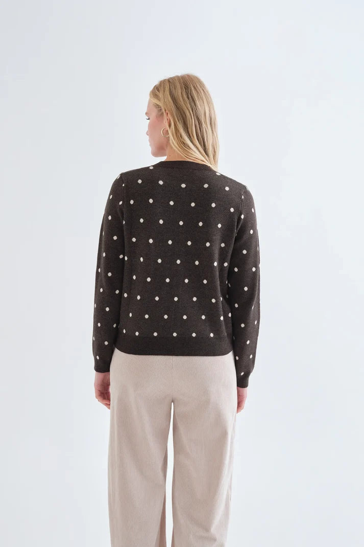 COMPANIA FANTASTICA - SMALL DOTS CARDIGAN