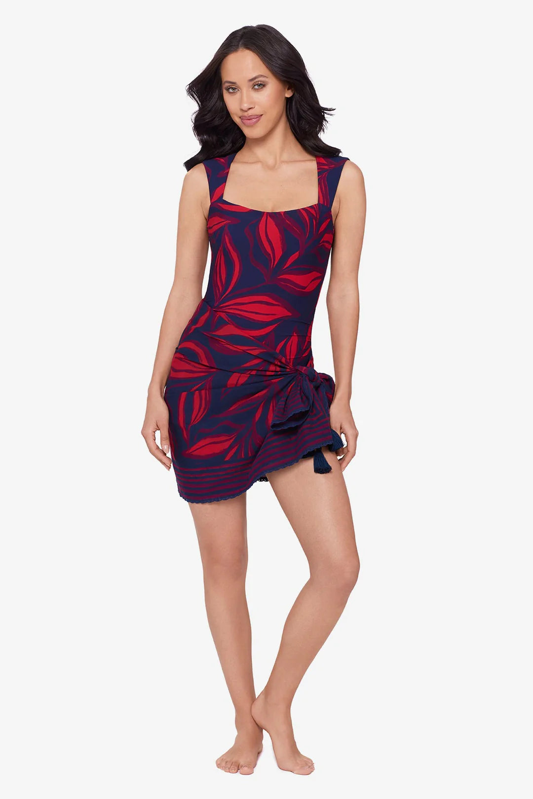 MAGIC SUIT - ROSSOBLEU PAREO COVERUP