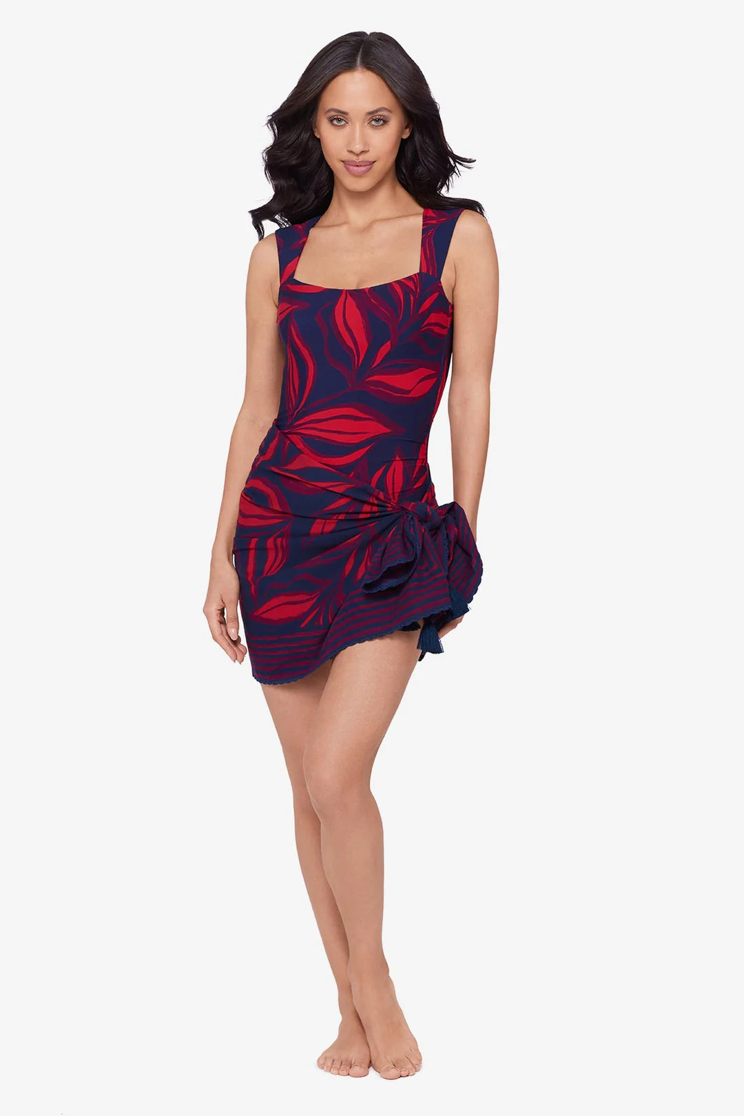 MAGIC SUIT - ROSSOBLEU PAREO COVERUP