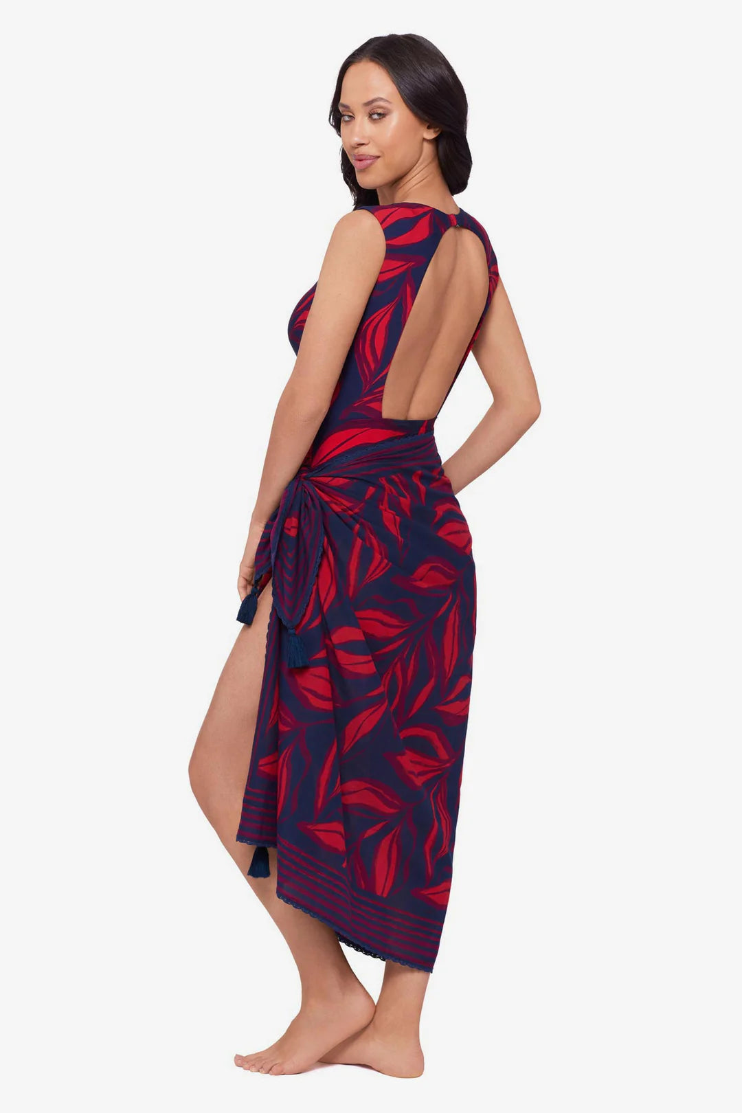 MAGIC SUIT - ROSSOBLEU PAREO COVERUP