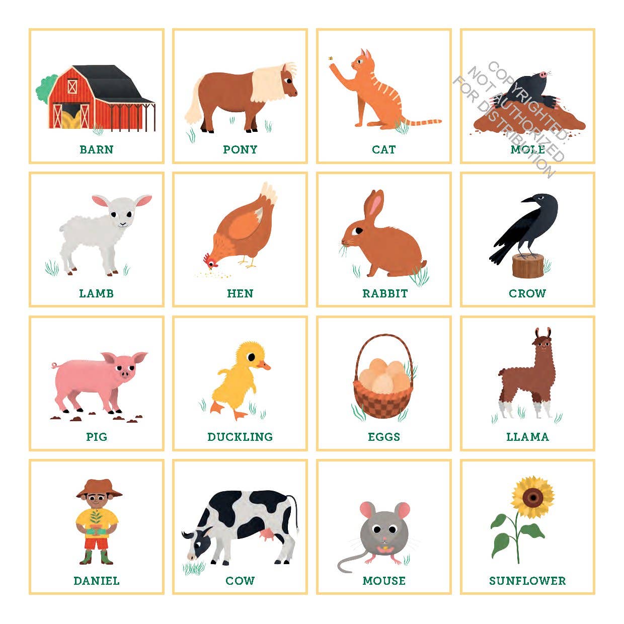 Farm Bingo