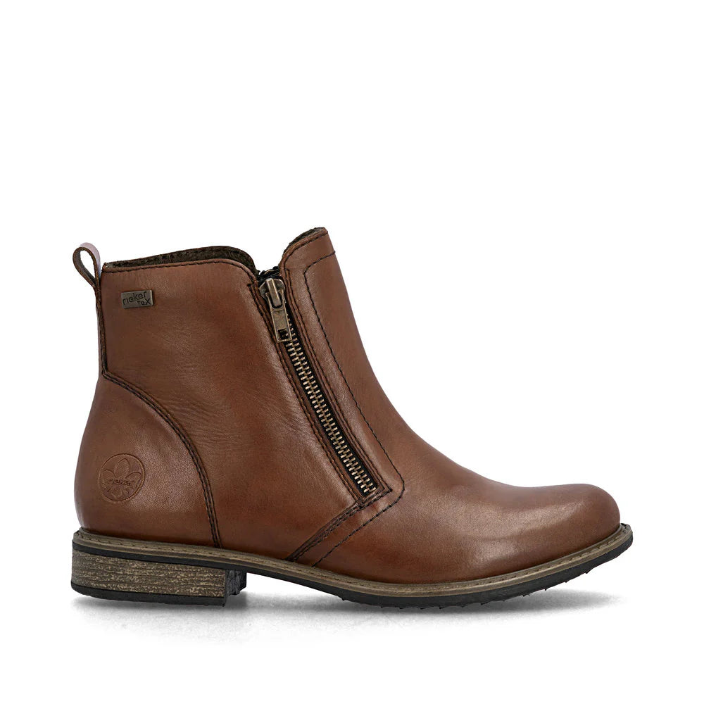 RIEKER- WOMEN'S ZIP BOOT 74850-25