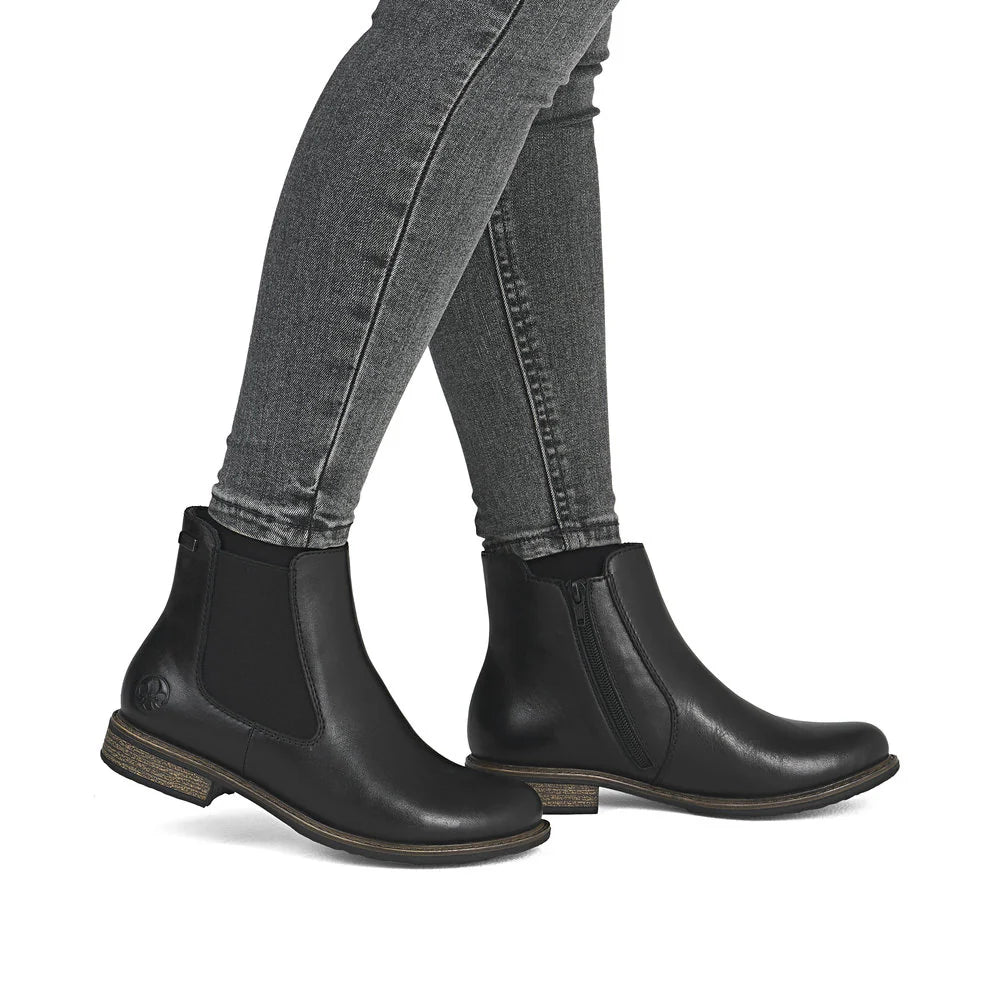RIEKER- WOMEN'S ZIP BOOT 74870-00