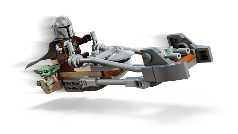 LEGO - 75436 - STAR WARS - THE MANDALORIAN & GROGU'S SPEEDER BIKE - 58PCS - S26