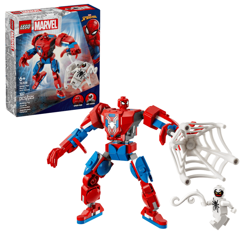LEGO - 76308 - MARVEL - SPIDER-MAN MECH VS. ANTI-VENOM - 107PCS
