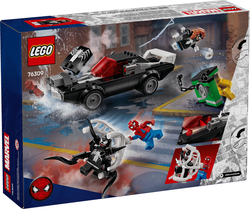 LEGO - 76309 - MARVEL - SPIDER-MAN VS. VENOM MUSCLE CAR - 254PCS