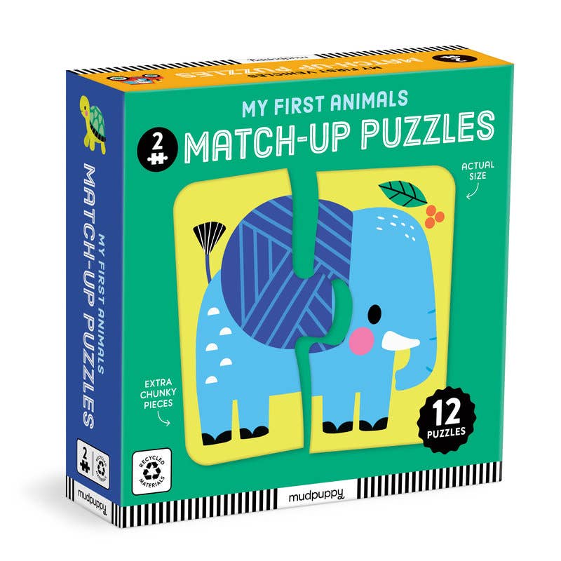 My First Animals 2 Piece Match-up Puzzles