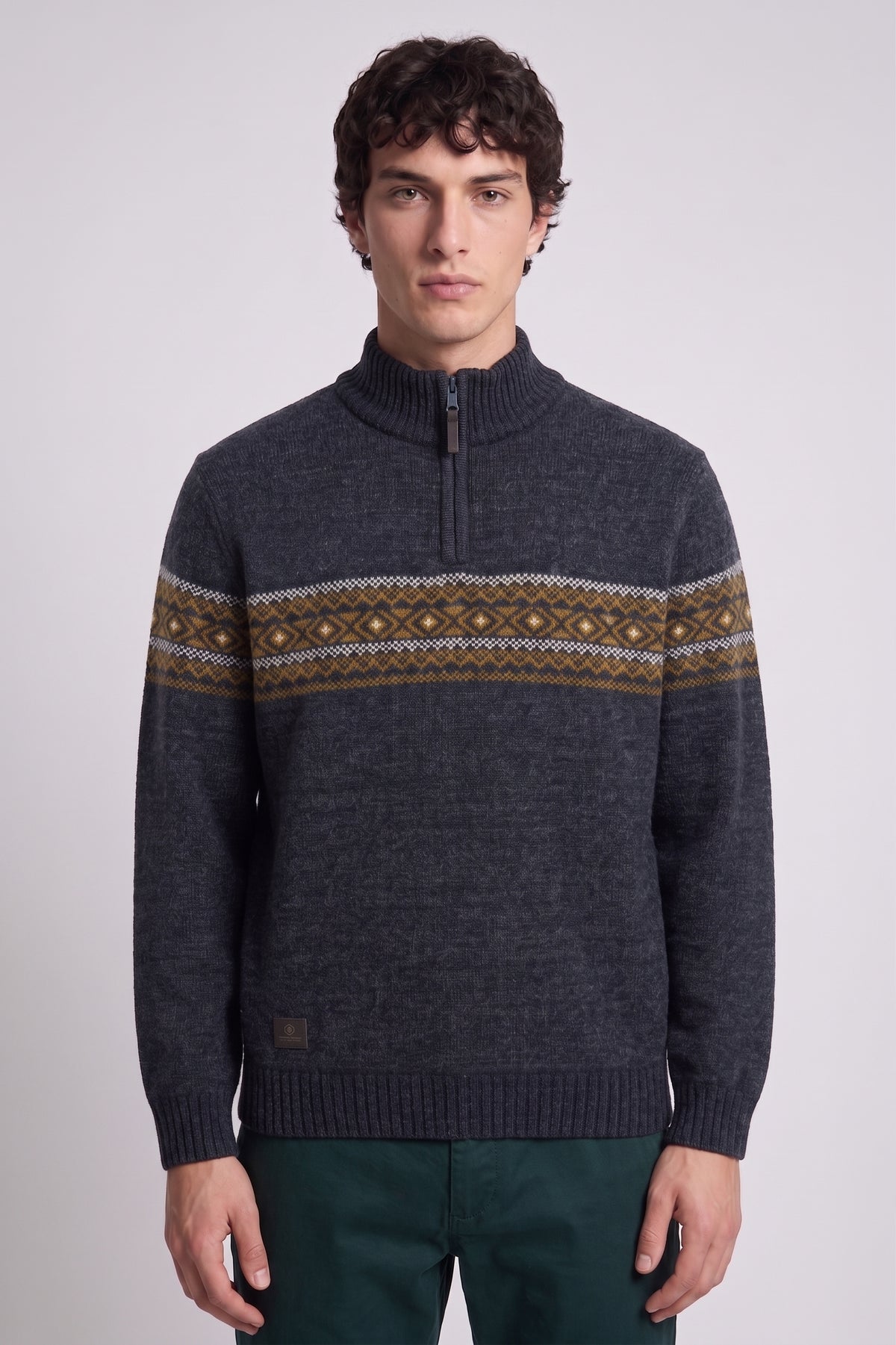 POINT ZERO - MEN'S 7768671 MOCK ZIP