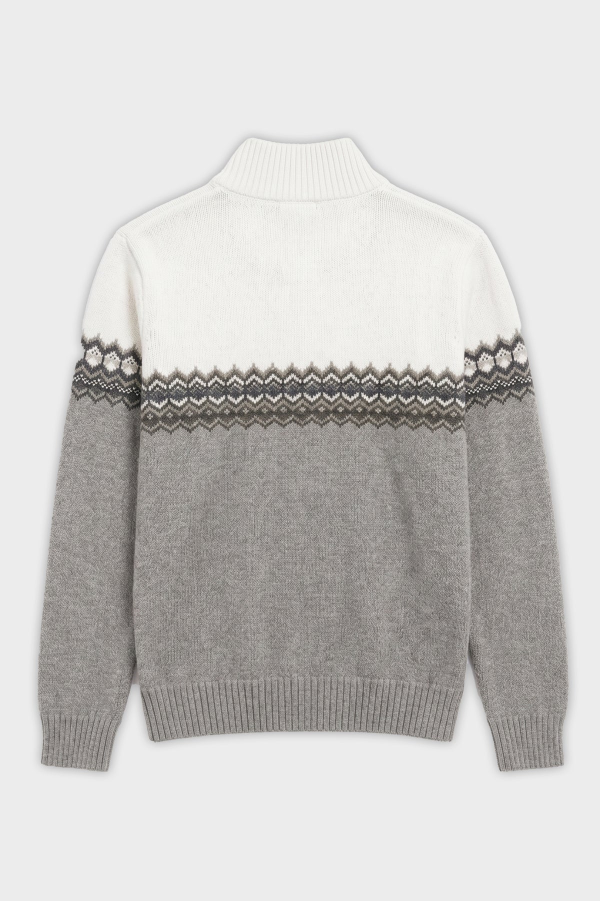 POINT ZERO - BONDED CHENILLE MOCK NECK SWEATER