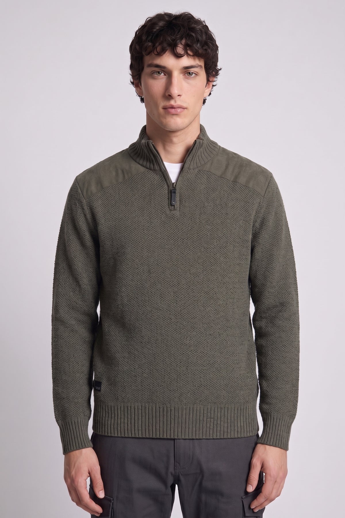 POINT ZERO - MEN'S 7768674 MOCK ZIP