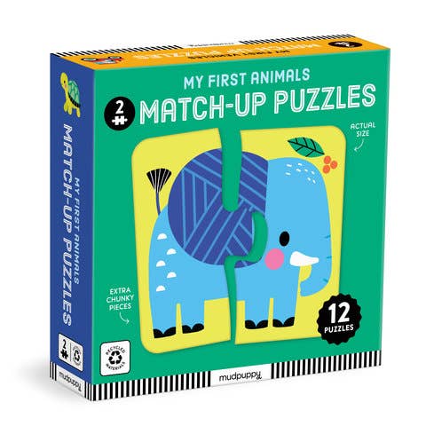 My First Animals 2 Piece Match-up Puzzles