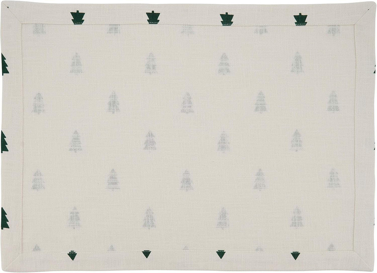 SARO - PLACEMAT CHRISTMAS TREE IVORY