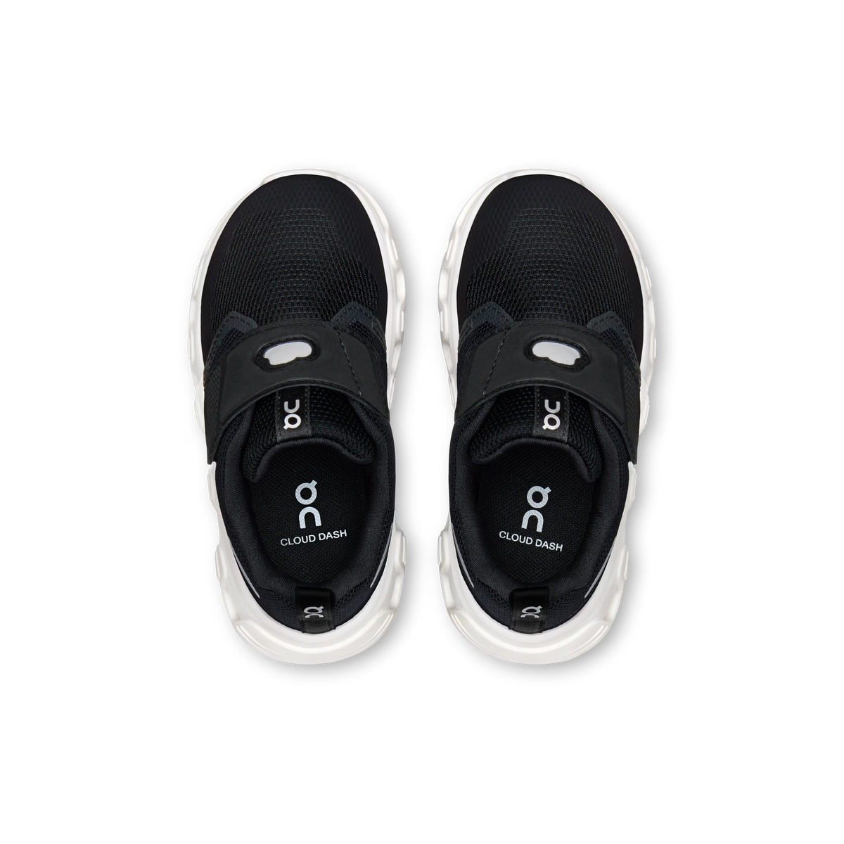 ON RUNNING - TODDLER CLOUD DASH T BLACK | WHITE