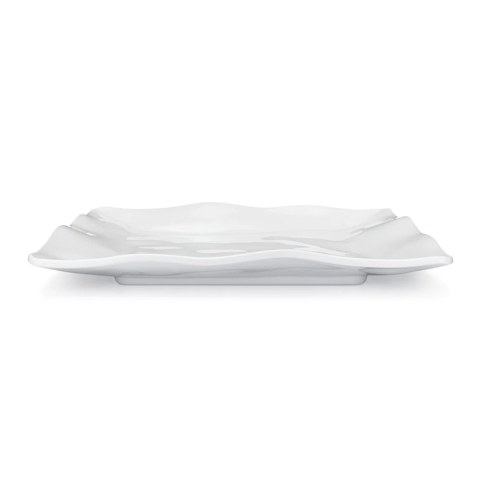 QSQUARED- RUFFLE DINNER PLATE